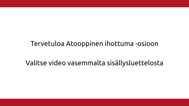 Tervetuloa