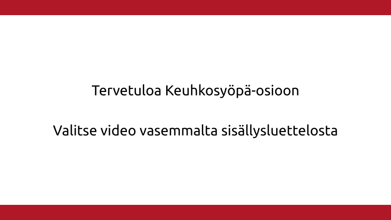 Tervetuloa